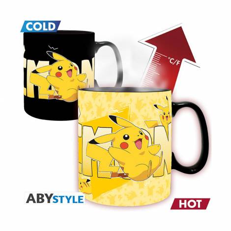 Abysse Nintendo: Pokemon - Pikachu Heat Change Mug (460ml) (ABYMUGA153)