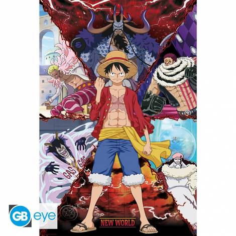 Abysse ONE PIECE - Poster Maxi 91.5x61 - Luffy vs New World (GBYDCO637)