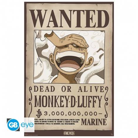 Abysse ONE PIECE - Poster Maxi 91.5x61 - Wanted Luffy Wano (GBYDCO617)