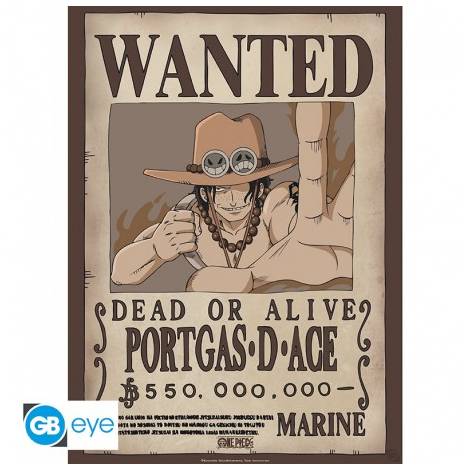 Abysse One Piece - Wanted Ace Poster Chibi (52x38cm) (GBYDCO258)