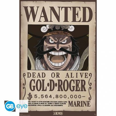 Abysse One Piece - Wanted Gol .D. Roger Maxi Poster (91.5x61cm) (GBYDCO595)