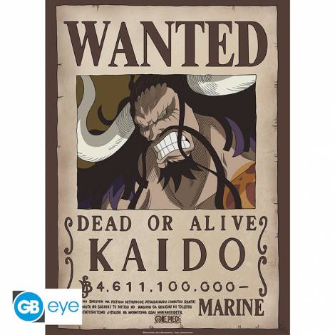 Abysse One Piece - Wanted Kaido Poster Chibi (52x38cm) (GBYDCO265)