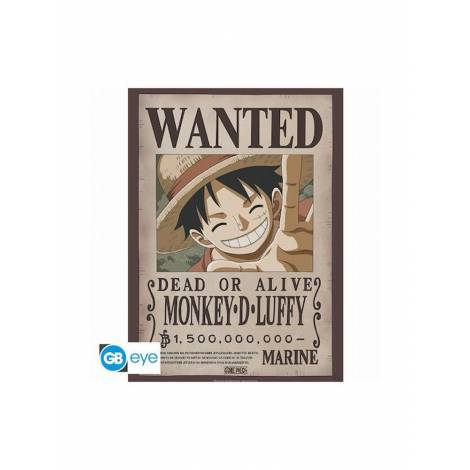 Abysse One Piece - Wanted Luffy Poster Chibi (52x38cm) (GBYDCO225)
