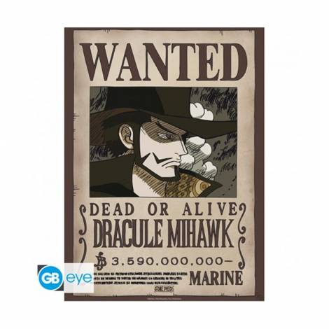 Abysse: One Piece - Wanted Mihawk Wano Chibi Poster (52X38) (GBYDCO627)