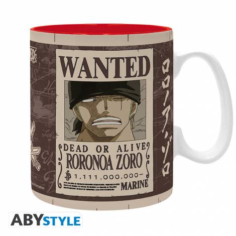 Abysse One Piece - Zoro Wanted Mug (460 ml) (ABYMUGA582)