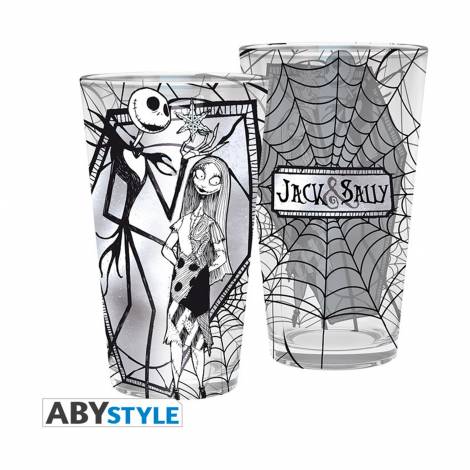 Abysse: The Nightmare Before Christmas - Jack & Sally Large Glass (400ml) (ABYVER146)
