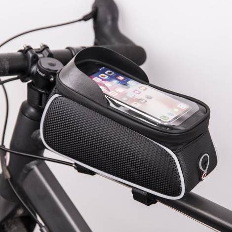 Αδιάβροχη βάση πλαισίου ποδηλάτου με αφαιρούμενη θήκη κατάλληλη για smartphone εως 6.7″ (17 x 9 x 3.5 εκατοστά)