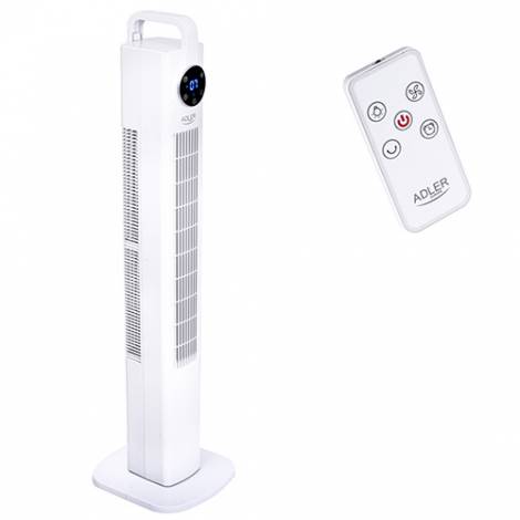 ADLER COLUMN FAN TOWER 109CM/43' WITH REMOTE CONTROL
