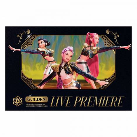 Αφίσα 91,5Χ61εκ K-POP DEMON HUNTERS Golden Live
