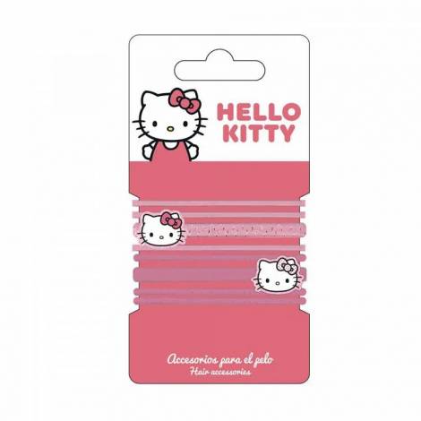 Αξεσουάρ για τα Μαλλιά Λαστιχάκια 8τμχ HELLO KITTY