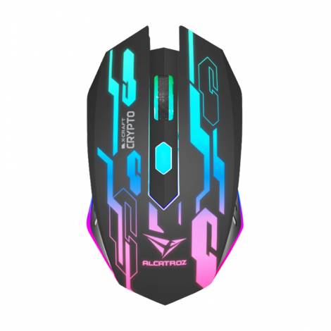 ALCATROZ 4-BUTTON GAMING RGB MOUSE CPI 2400 X-CRAFT CRYPTO