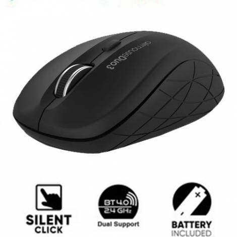 ALCATROZ BLUETOOTH 4.0/WIRELESS MOUSE DUO 3 SILENT BLACK