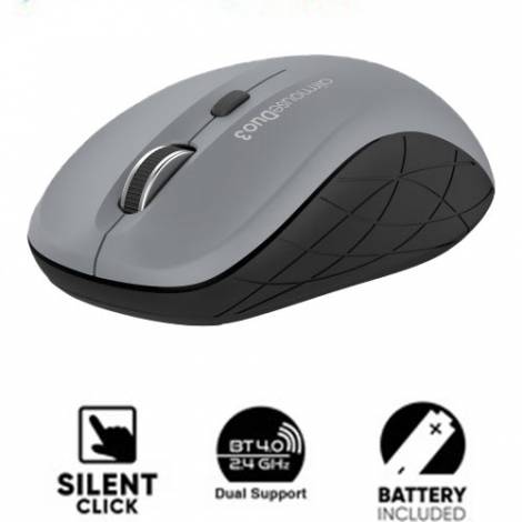 ALCATROZ BLUETOOTH 4.0/WIRELESS MOUSE DUO 3 SILENT GRAY