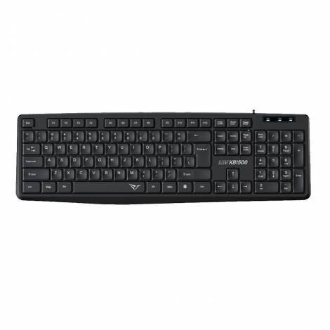 ALCATROZ SILENT USB WIRED KEYBOARD KB1500 BLACK
