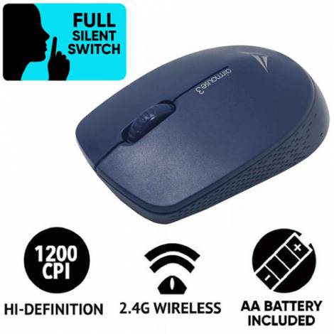 ALCATROZ SILENT WIRELESS 2.4G AIRMOUSE 3 BLUE