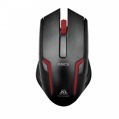 ALCATROZ USB WIRED MOUSE ASIC 5 B.RED