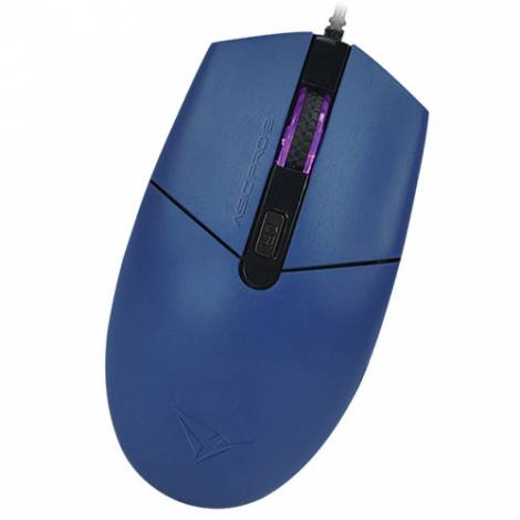 ALCATROZ WIRED HIGH SPEED BLUE RAY 4 BUTTON MOUSE ASIC PRO 8 BLUE