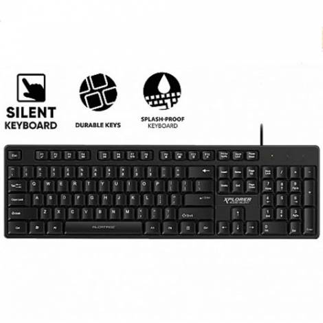 ALCATROZ WIRED SILENT KEYBOARD K330 BLACK