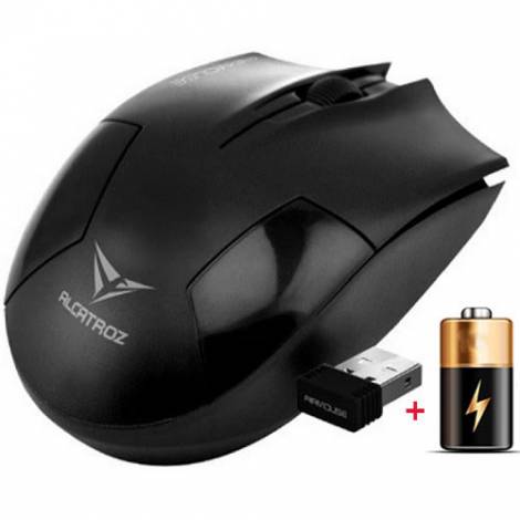 ALCATROZ WIRELESS AIRMOUSE INCL. AA BATTERY BLACK