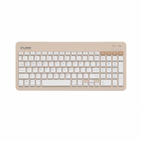 ALCATROZ WIRELESS KEYBOARD XPLORER GO! BTR 200 SAND