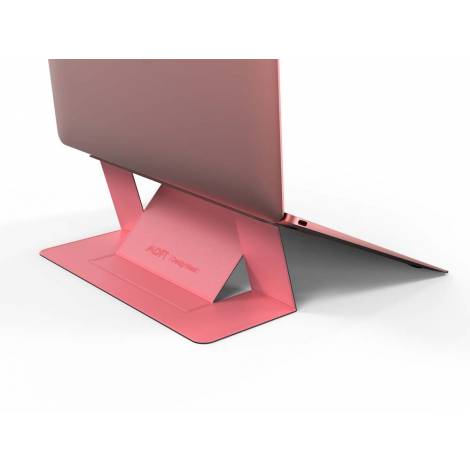 Allocacoc Adhesive Foldable Laptop Stand Pink (DH0117PK/MOFTST)