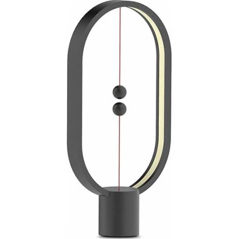 Allocacoc Heng Balance Mini |Plastic Lamp Ellipse| Διακοσμητική λάμπα με μαγνητικό διακόπτη (Light Grey) (DH0098LG/HBLEMN)