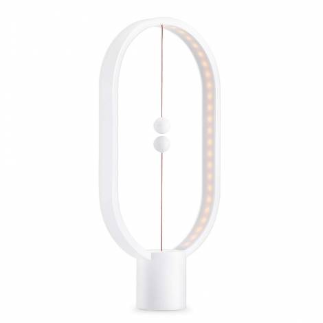 Allocacoc Heng Balance Plastic Lamp - Ellipse white (DH0040WT/HBLEUB)