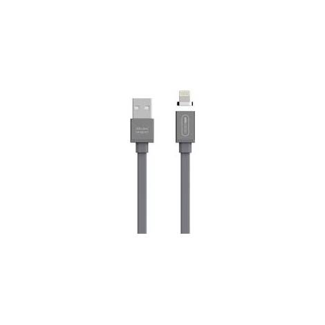 Allocacoc USB Cable Magnet 1.5m - Lightning grey (10764GY/LGHTMG)