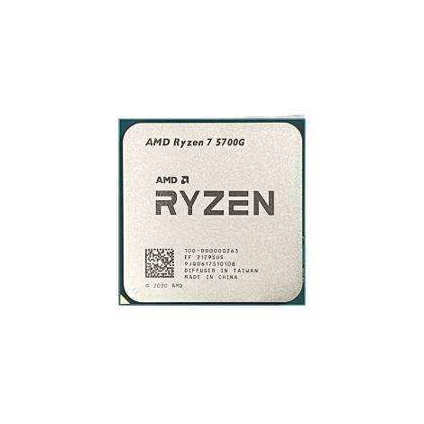 AMD CPU RYZEN 7 5700G TRAY, 8C/16T, 3.8-4.6GHz, CACHE 4MB L2+16MB L3, SOCKET AM4, RADEON VEGA 8 PROCESSOR GRAPHICS, 1YW.