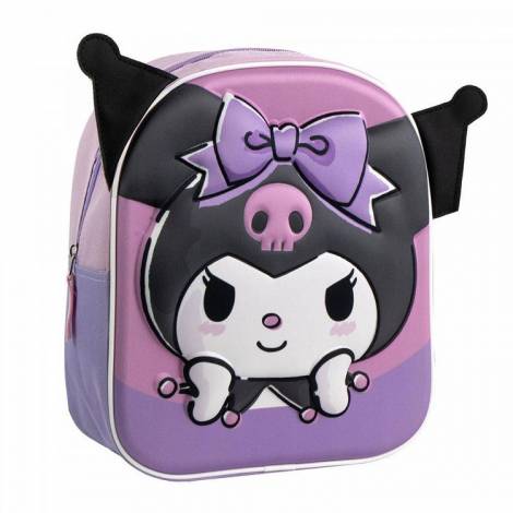 Απαλή 3D Τσάντα Πλάτης 28εκ Νηπιαγωγείου HELLO KITTY Kuromi