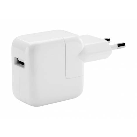 APPLE Φορτιστής τοίχου MGN03ZM-A, USB, 12W, 2.4A, λευκός