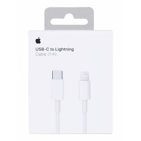 APPLE Καλώδιο USB Type-C σε Lightning, MQGJ2ZM/A, 1m, λευκό