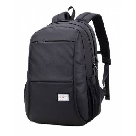 ARCTIC HUNTER τσάντα πλάτης 20005-BK με θήκη laptop, μαύρη