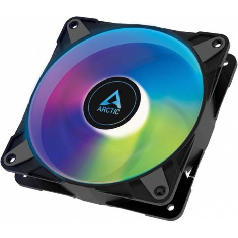 Arctic P12 PWM PST A-RGB 0dB – 120mm Pressure Optimized Case Fan | PWM Controlled Speed With PST | A