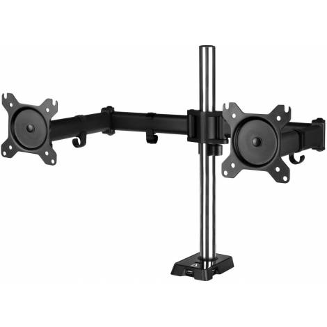 Arctic Z2 (Gen 3) - Dual Monitor Arm with 4-Port USB Hub in black color (AEMNT00053A)