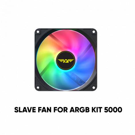 ARMAGGEDDON COOLING 4xFAN KIT 12CM ARGB KIT 5000 BLACK