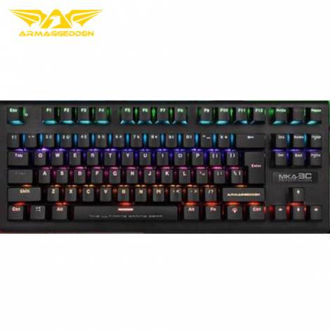 ARMAGGEDDON MECHANICAL GAMING KEYBOARD PSYCHFALCON MKA-3C CT BLUE  MKA3CBL
