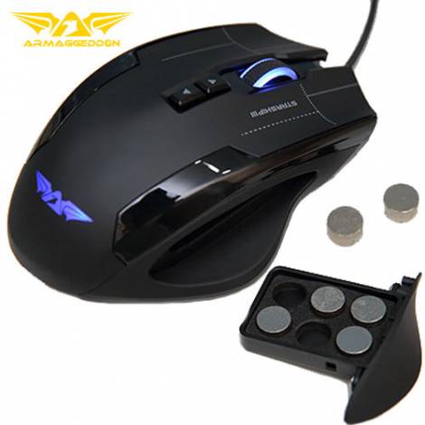 ARMAGGEDDON NRO-5 STARSHIP III S.SOVIETS BLACK GAMING MOUSE