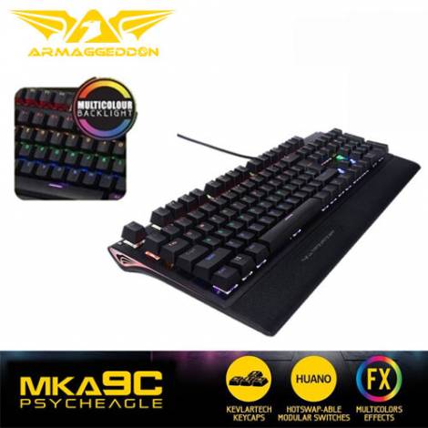 ARMAGGEDDON RGB MECHANICAL KEYBOARD MKA-9C PSYCHEAGLE   MKA-9C