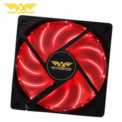 ARMAGGEDDON SCARLET BLADE FAN 12CM LED RED