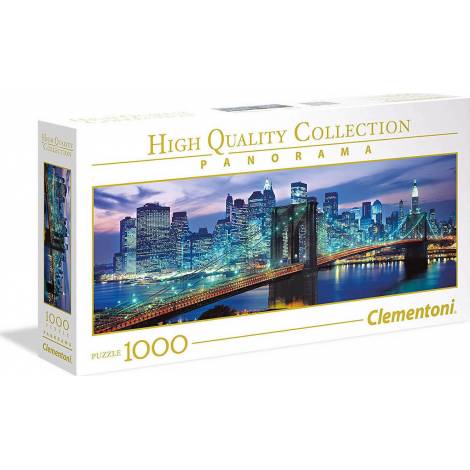 AS Clementoni Puzzle - High Quality Collection Panorama - Brooklyn Bridge (1000pcs) (1220-39434)