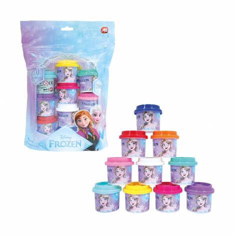 AS Disney: Frozen - Dough Polybag With 10 Pots And 3D Caps (1045-03624)