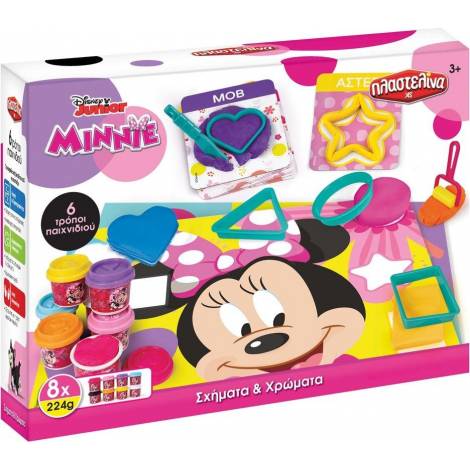 AS Πλαστελίνα Disney Junior Minnie - Σετ Πλαστελίνης Minnie Σχήματα  Χρώματα (1045-03588)
