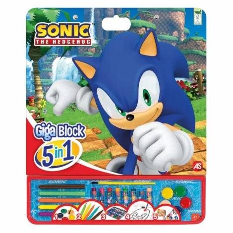 AS Σετ Ζωγραφικής Giga Block 5 In 1 Sonic The Hedgehog (1023-62748)