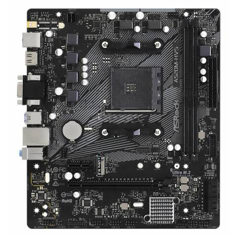 ASROCK μητρική A520M-HVS, 2x DDR4, AM4, USB 3.2, mATX