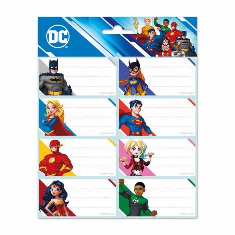Αυτοκόλλητες Ετικέτες 8x2 DC COMICS Justice League DC comics