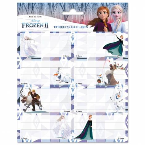 Αυτοκόλλητες Ετικέτες 8x2 DISNEY Frozen 2 Disney Frozen