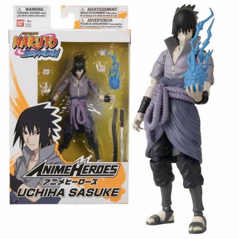 Bandai Anime Heroes: Naruto - Uchiha Sasuke Action Figure (6,5