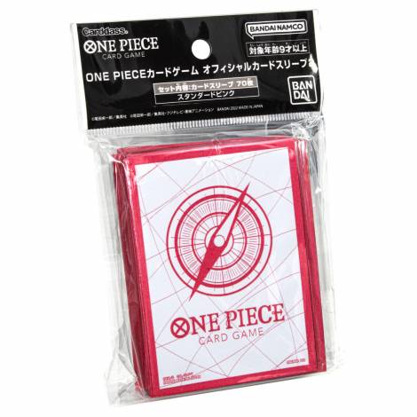 Bandai Card Sleeves 70ct - One Piece Card Game Pink
