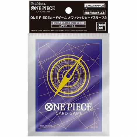 Bandai Card Sleeves 70ct - One Piece Card Game Blue